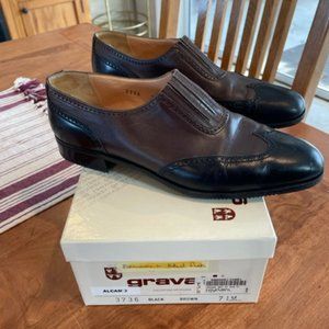 Black and Brown Gravati Loafer - Womens Size 7 1/2M